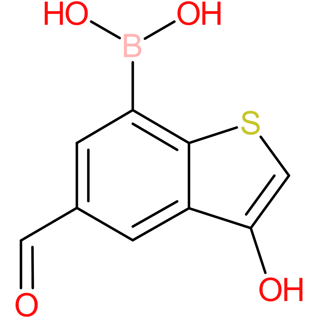 5-formyl-3-hydroxybenzothiophene-7-boronic acid