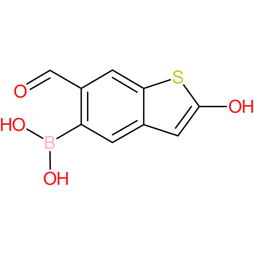 6-formyl-2-hydroxybenzothiophene-5-boronic acid