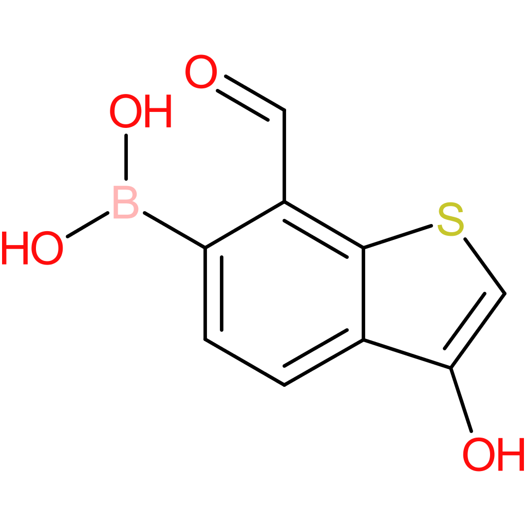 7-formyl-3-hydroxybenzothiophene-6-boronic acid