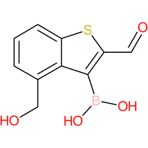 2-formyl-4-(hydroxymethyl)benzothiophene-3-boronic acid