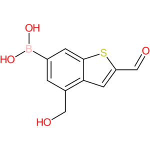 2-formyl-4-(hydroxymethyl)benzothiophene-6-boronic acid