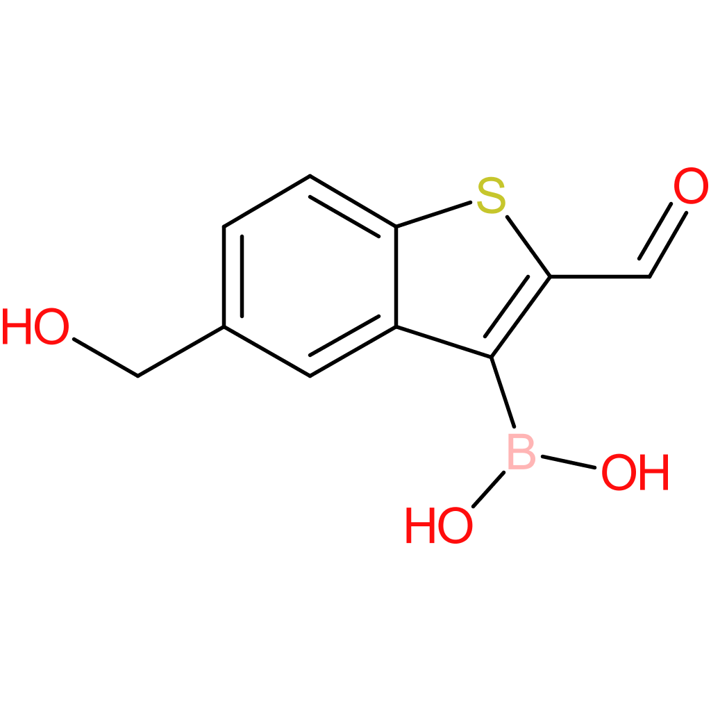 2-formyl-5-(hydroxymethyl)benzothiophene-3-boronic acid