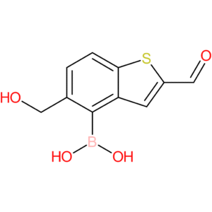 2-formyl-5-(hydroxymethyl)benzothiophene-4-boronic acid
