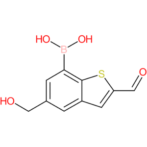 2-formyl-5-(hydroxymethyl)benzothiophene-7-boronic acid