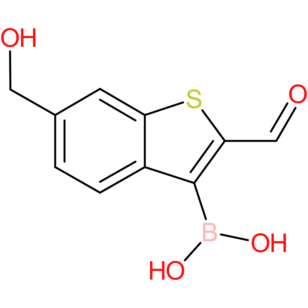 2-formyl-6-(hydroxymethyl)benzothiophene-3-boronic acid