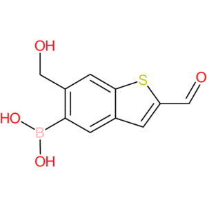 2-formyl-6-(hydroxymethyl)benzothiophene-5-boronic acid