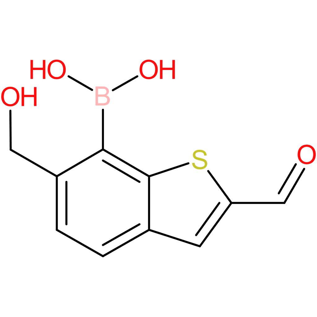 2-formyl-6-(hydroxymethyl)benzothiophene-7-boronic acid