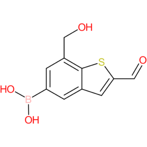 2-formyl-7-(hydroxymethyl)benzothiophene-5-boronic acid