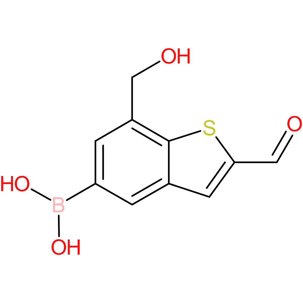2-formyl-7-(hydroxymethyl)benzothiophene-5-boronic acid