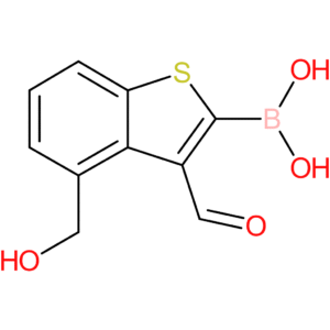 3-formyl-4-(hydroxymethyl)benzothiophene-2-boronic acid