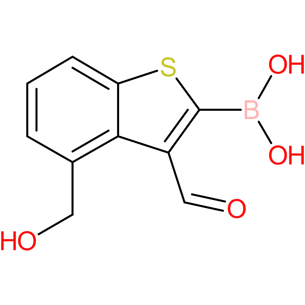 3-formyl-4-(hydroxymethyl)benzothiophene-2-boronic acid