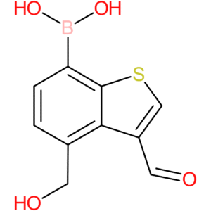 3-formyl-4-(hydroxymethyl)benzothiophene-7-boronic acid