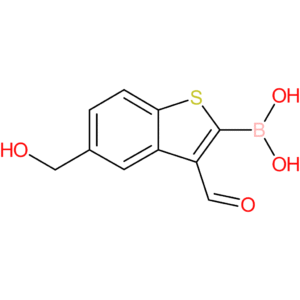 3-formyl-5-(hydroxymethyl)benzothiophene-2-boronic acid