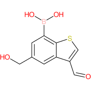 3-formyl-5-(hydroxymethyl)benzothiophene-7-boronic acid