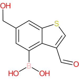 3-formyl-6-(hydroxymethyl)benzothiophene-4-boronic acid