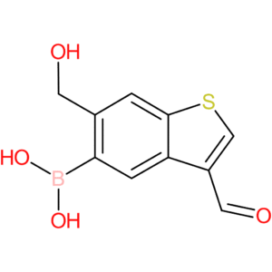 3-formyl-6-(hydroxymethyl)benzothiophene-5-boronic acid