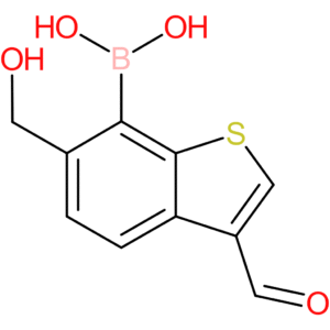 3-formyl-6-(hydroxymethyl)benzothiophene-7-boronic acid