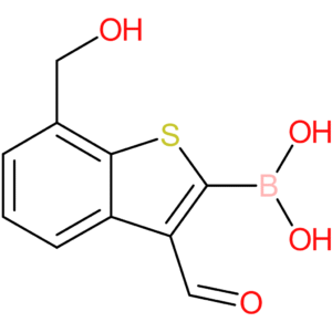 3-formyl-7-(hydroxymethyl)benzothiophene-2-boronic acid