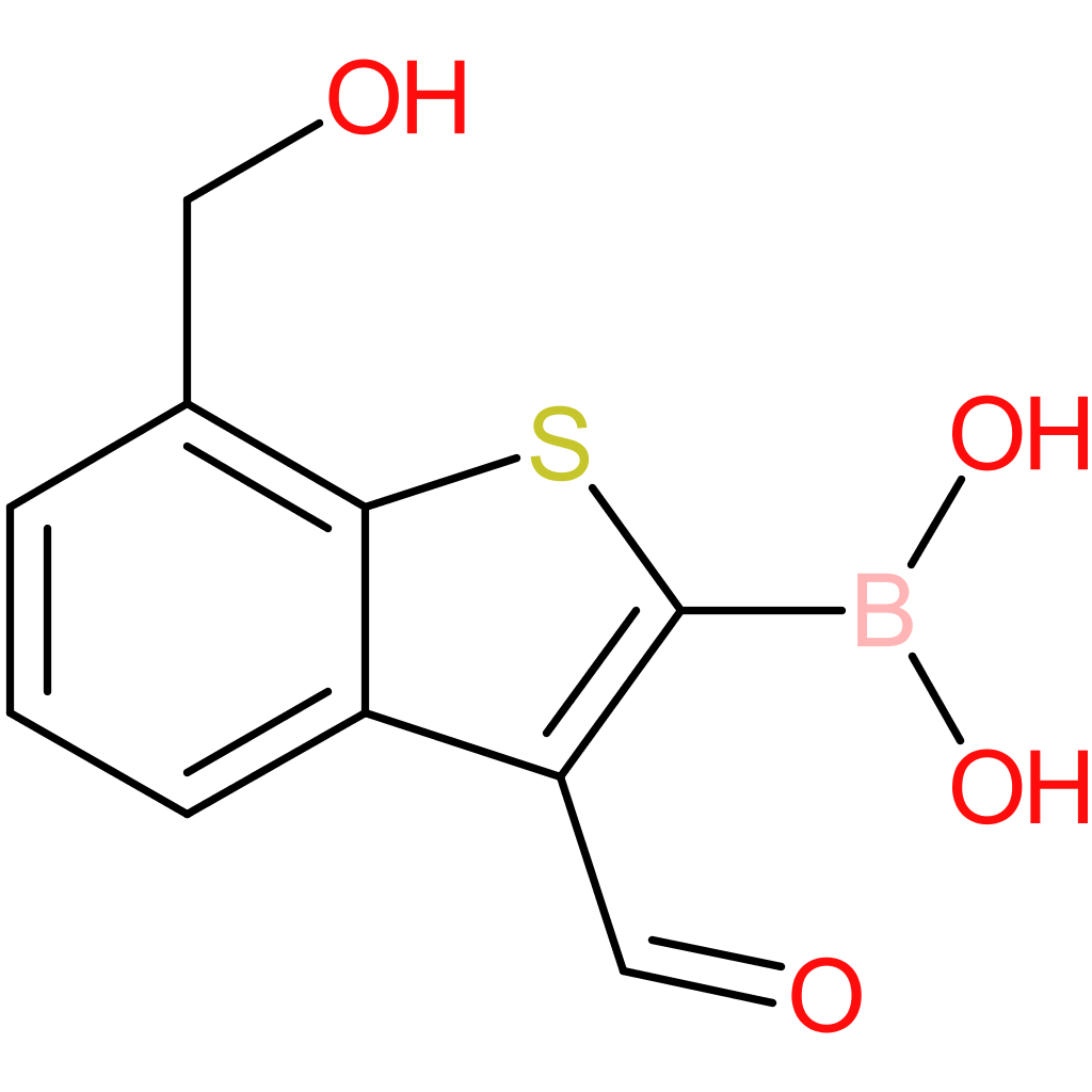 3-formyl-7-(hydroxymethyl)benzothiophene-2-boronic acid