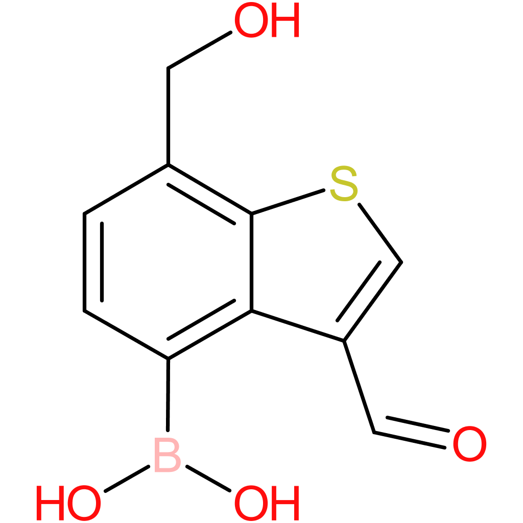 3-formyl-7-(hydroxymethyl)benzothiophene-4-boronic acid