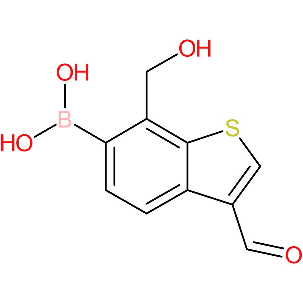 3-formyl-7-(hydroxymethyl)benzothiophene-6-boronic acid