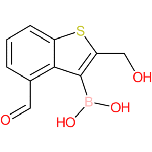 4-formyl-2-(hydroxymethyl)benzothiophene-3-boronic acid