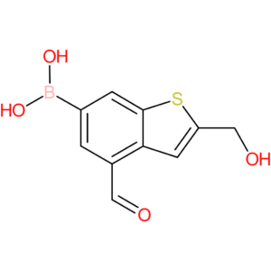 4-formyl-2-(hydroxymethyl)benzothiophene-6-boronic acid