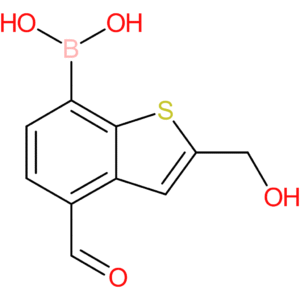 4-formyl-2-(hydroxymethyl)benzothiophene-7-boronic acid
