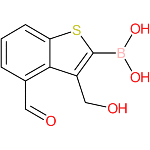4-formyl-3-(hydroxymethyl)benzothiophene-2-boronic acid