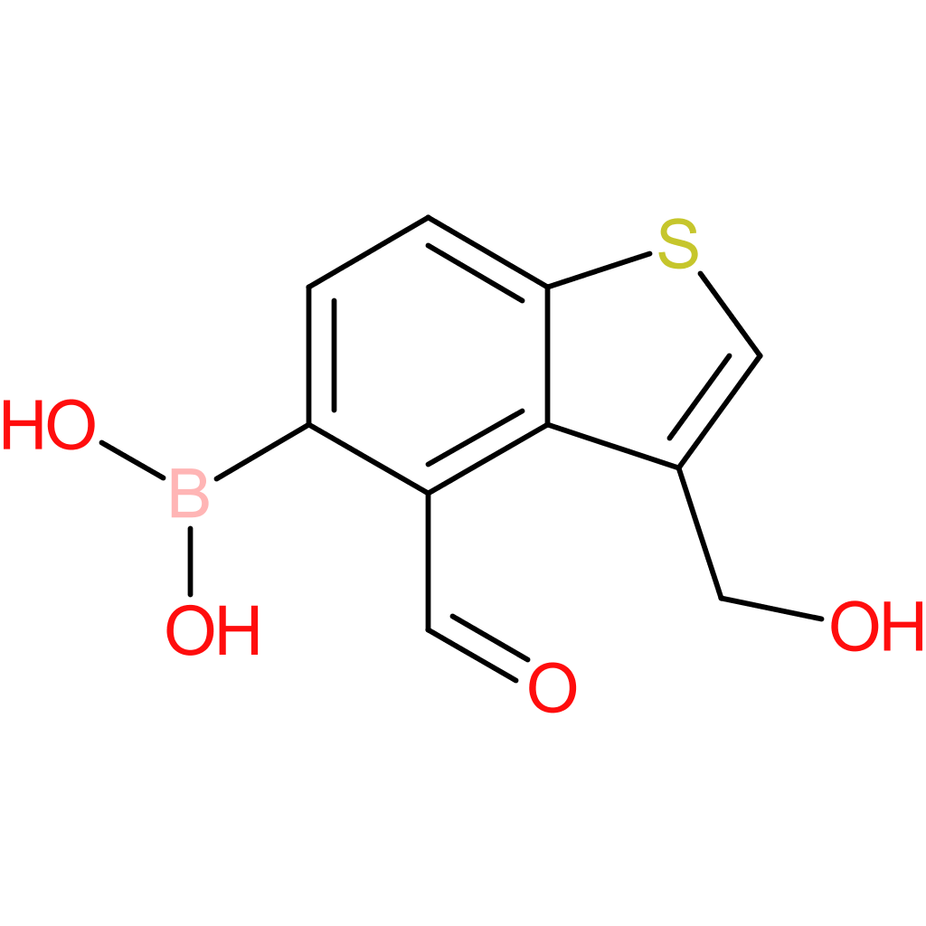 4-formyl-3-(hydroxymethyl)benzothiophene-5-boronic acid