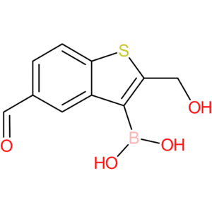 5-formyl-2-(hydroxymethyl)benzothiophene-3-boronic acid