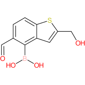5-formyl-2-(hydroxymethyl)benzothiophene-4-boronic acid
