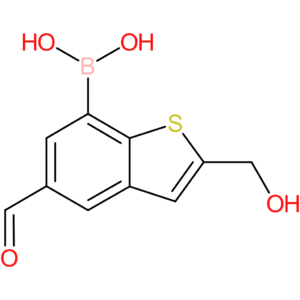5-formyl-2-(hydroxymethyl)benzothiophene-7-boronic acid