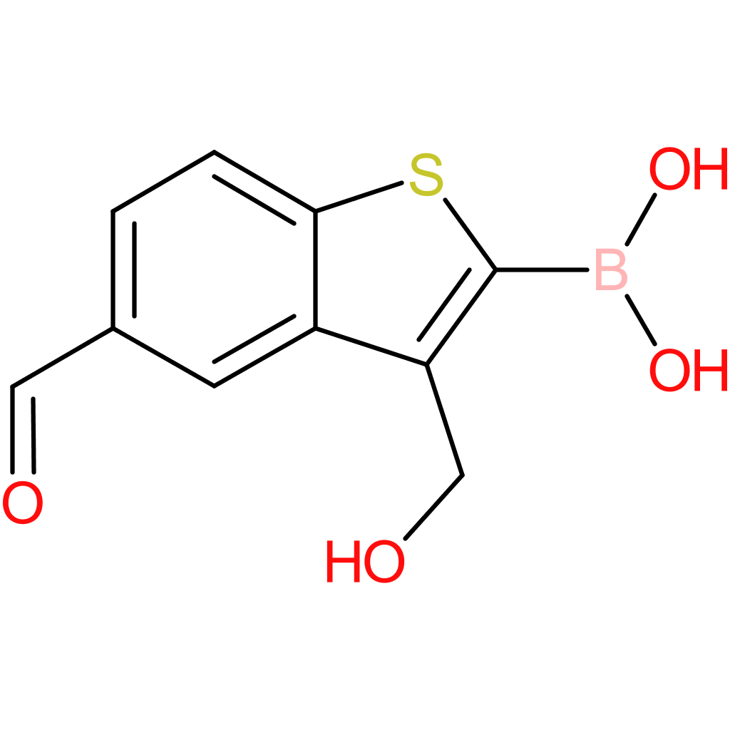 5-formyl-3-(hydroxymethyl)benzothiophene-2-boronic acid