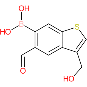 5-formyl-3-(hydroxymethyl)benzothiophene-6-boronic acid