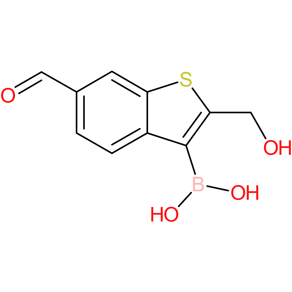 6-formyl-2-(hydroxymethyl)benzothiophene-3-boronic acid