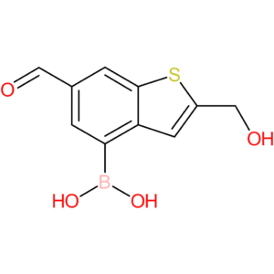 6-formyl-2-(hydroxymethyl)benzothiophene-4-boronic acid