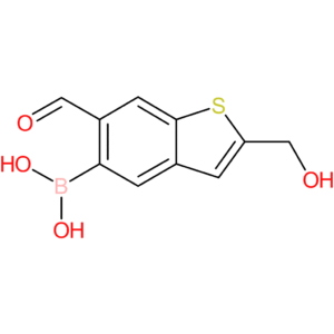 6-formyl-2-(hydroxymethyl)benzothiophene-5-boronic acid