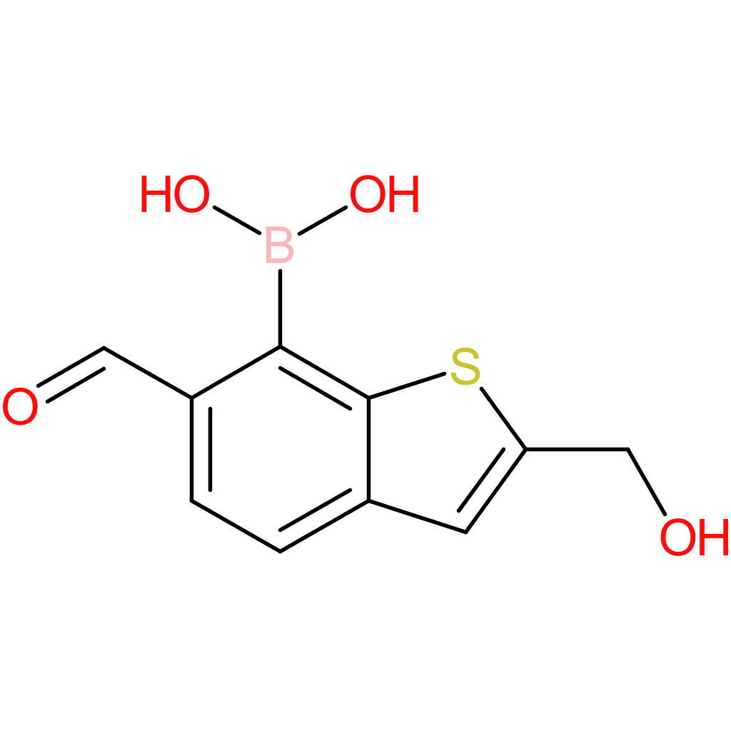 6-formyl-2-(hydroxymethyl)benzothiophene-7-boronic acid