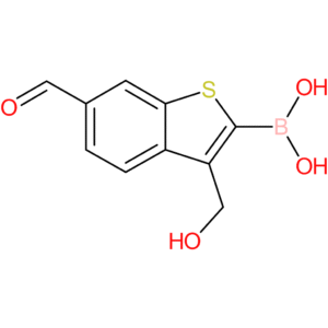 6-formyl-3-(hydroxymethyl)benzothiophene-2-boronic acid