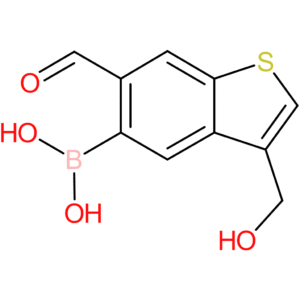 6-formyl-3-(hydroxymethyl)benzothiophene-5-boronic acid