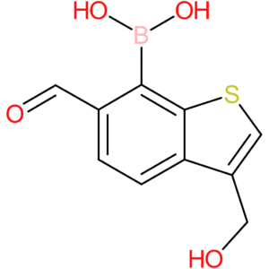 6-formyl-3-(hydroxymethyl)benzothiophene-7-boronic acid