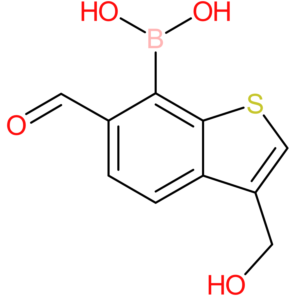 6-formyl-3-(hydroxymethyl)benzothiophene-7-boronic acid