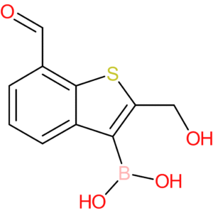 7-formyl-2-(hydroxymethyl)benzothiophene-3-boronic acid