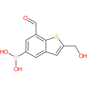 7-formyl-2-(hydroxymethyl)benzothiophene-5-boronic acid