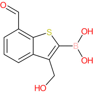 7-formyl-3-(hydroxymethyl)benzothiophene-2-boronic acid