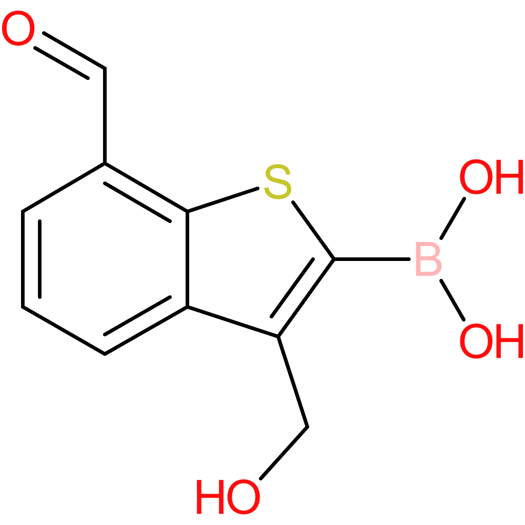 7-formyl-3-(hydroxymethyl)benzothiophene-2-boronic acid