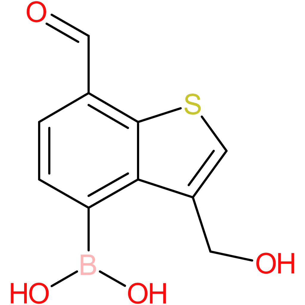 7-formyl-3-(hydroxymethyl)benzothiophene-4-boronic acid
