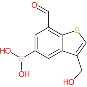 7-formyl-3-(hydroxymethyl)benzothiophene-5-boronic acid