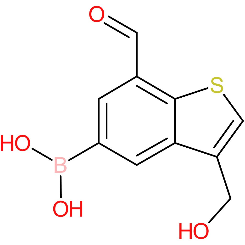 7-formyl-3-(hydroxymethyl)benzothiophene-5-boronic acid